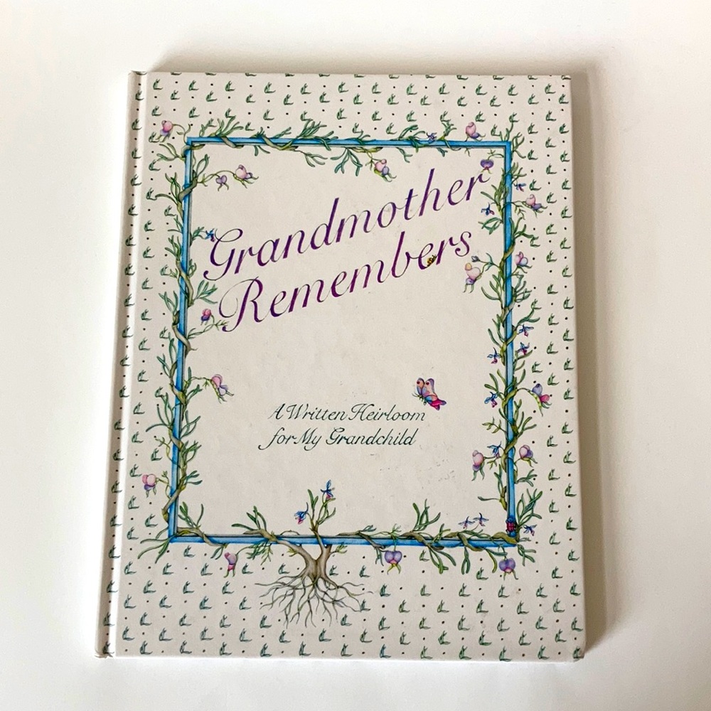 Grandmother Remembers Journal Record Book